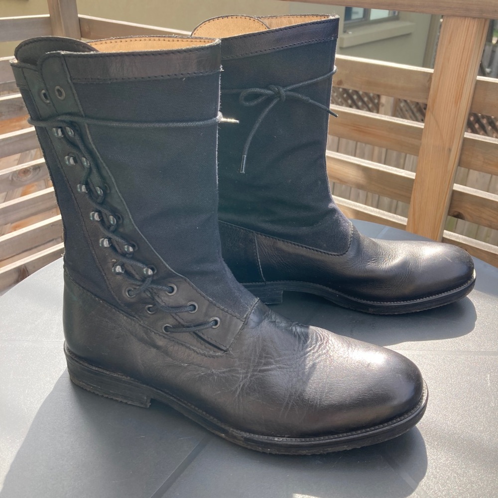 You Must Create Side Lace-Up Boots